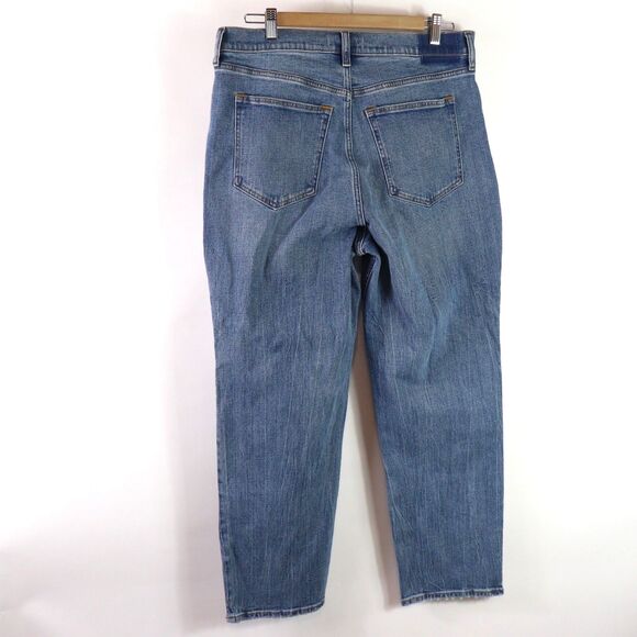 NWT Abercrombie & Fitch The Ankle Straight Ultra High Rise size 12/31 - Picture 3 of 7